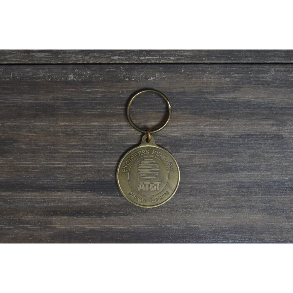 AT&T Engineers Week Key Tag Ring 1995 Network Systems Reality